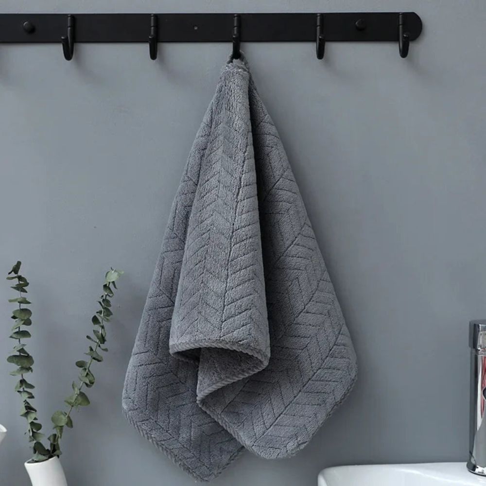 Serviette de Bain Coton Gris