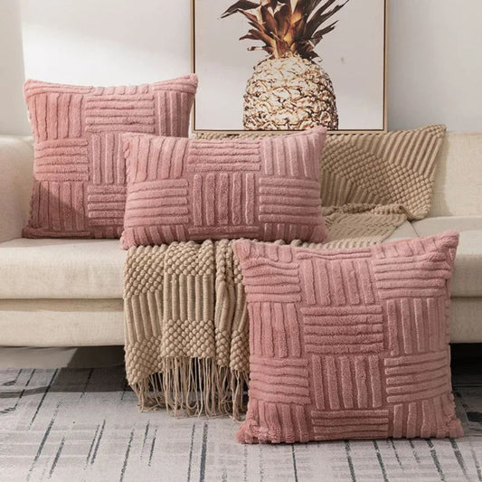 Housse de Coussin Rose