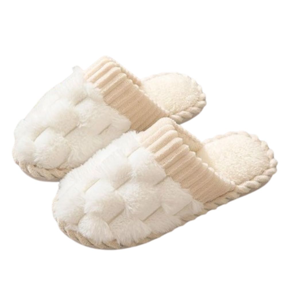 Chaussons Femme Hiver Blanc