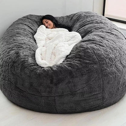 Pouf Geant Gris Foncé